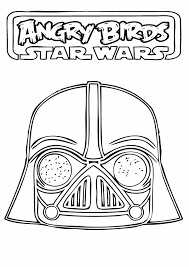There are so many angry birds star wars coloring pages on internet. Angry Birds Star Wars Darth Vader Printable Coloring Page