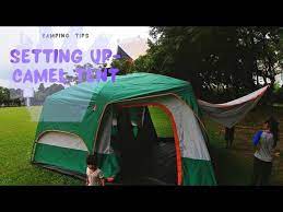 Pick the perfect place to put up your tent. Camping Setting Up Camel Tent Youtube