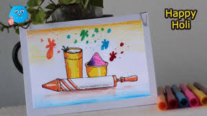 The grushinsky festival is an annual russian bard songs festival. How To Draw Holi Festival Easy Drawing For Kids Youtube