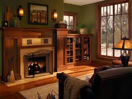Arts Crafts Family Room Craftsman Living Rooms Craftsman Decor Craftsman Style Homes