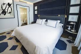 Check out our navy blue bedding selection for the very best in unique or custom, handmade pieces from our duvet covers shops. Upholstered Walls Contemporary Bedroom Only You Hotel