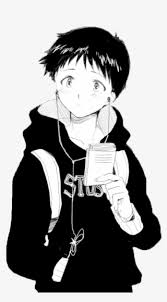 Manga black and white tumblr. Anime Boy Png Images Png Cliparts Free Download On Seekpng