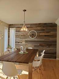 Here's how i created my geometric wood accent wall: Reclaimed Wood Accent Wall Done What Is Next Homedecorating