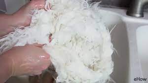 Feb 26, 2019 · if small braided rugs are washable, place them in a zippered mesh laundry bag and wash them on the gentle cycle and tumble dry on a low setting. How To Clean A Faux Sheepskin Rug Youtube