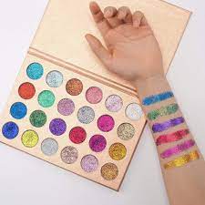 Waterproof Pressed Glitter Eyeshadow Palette 24 Colors Pressed Glitter Eyeshadow Palette Glitter Eyeshadow Palette Glitter Eyeshadow