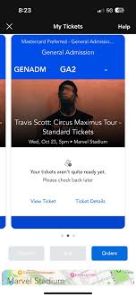 Selling 5 GA Travis Scott Tickets for Melbourne