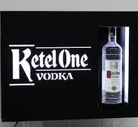 LED BOTTLE SERVICE SIGN CUSTOM LOGO - SINGLE BOTTLE HOLDER