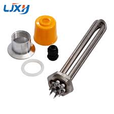 Ljxh 1 2 موضوع الغمر أنبوب تسخين المياه Dn32 سخان أنبوبي عنصر التدفئة 220 فولت 380 فولت 304 الفولاذ المقاوم للصدأ مع المكونات رئيس الجوز في سخانات المياه الكهربائية من الأجهزة المنزلية على Www Unohama Club