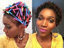 How To Strawset On Natural 4c Hair Part 1 Natural Hair Flexi Rods 4c Hairstyles Short Natural Hair Styles