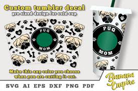 Fromangle = i * 360 / slices; Pug Custom Tumbler Decal Personalized Graphic By Banana Empire Creative Fabrica