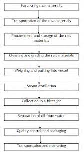 Flow Chart Of The Essential Oil Production Process Download Scientific Diagram
