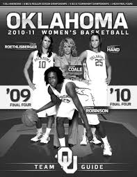 The cardinal, coached by tara vanderveer. 2010 11 Ou Women S Basketball Guide By Ou Athletics Issuu