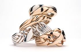 This puzzle ring consists of four interlocking bands.it is a true puzzle and will fall apart. Welcome To Jewlery By Jose Grant Puzzle Rings