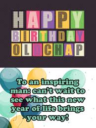 Birthday Images For Him Free New Year Old Chap Happy Birthday Card For Him Birthday Greeting Cards By Davia Birthday Cards For Him Happy Birthday Cards Birthday Greeting Cards