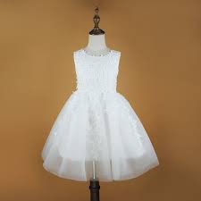 Amazon Com Flower Girl Dress Lace For Wedding Party Formal Dresses Kids Princess White Clothing Toddler Flower Girl Dresses Lace Dress With Sleeves Dresses