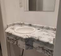 Adesivo Decor Mármore Bianco 1,22m de comprimento por ...