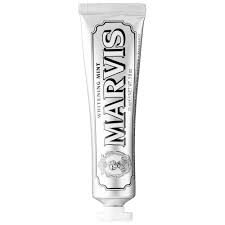 This rich and creamy toothpaste helps to gently remove plaque and surface stains for a gradually whiter, brighter smile. Marvis Whitening Mint Toothpaste Big Apple Buddy