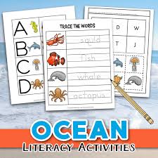 free printable preschool ocean worksheets