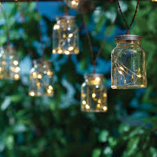 Mainstays 60 Solar Mason Jar Outdoor String Light Set Walmart Com Walmart Com