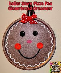 Pizza Pan Ornaments Christmas Crafts Christmas Pizza Diy Christmas Decorations Dollar Store