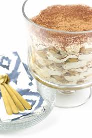 Eggless savoiardi biscuits recipe for a completely egg free tiramisu! Tiramisu Trifle Holiday Dessert Recipe Feast West