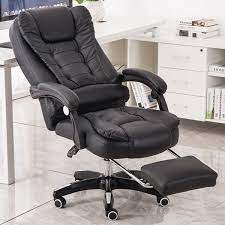 Office Chair Racing Gaming Chair High Back Pu Leather Laptop Desk Chair With Footrest For Home Office Office Chair Ergonomic Office Chair Desk Chair