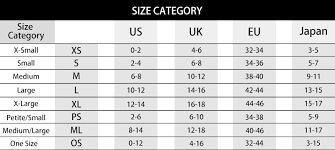 Size Chart Guide Fashiontiy