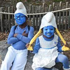 29 Fun Diy Family Halloween Costume Ideas Halloween Costumes For Kids Smurfs Halloween Costume Smurf Costume