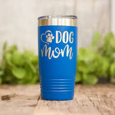 Customize your polar camel 15 oz powder coated mug with your brand logo, monogram, or create a design. Dog Mom Engraved Polar Camel Dog Mom Travel Mug Cup Animal Lover Gift Travel Mug With Lid 3c Etching Ltd