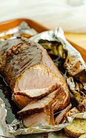 Unwrap your meat, and if desired, place under the broiler and cook for one minute on each side to create a golden crust. Sheet Pan Bourbon Pork Tenderloin Mama Needs Cake