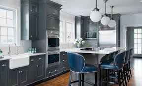 View in gallery make the gray on the cabinets the main color for the kitchen. 32 Stylish Ways To Work With Gray Kitchen Cabinets