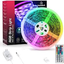 Led strip lights bedroom how to install. Led Strip Lights Lewentech 32 8ft Rgb Color Changing Light Strip Kit With Remote And Control Box For Room Bedroom Tv Cupboard Decoration Bright 5050 Leds Cutting Design Easy Installation Buy Online In El