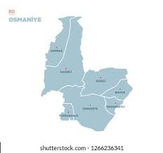 We kindly invite you to participate in the online icenas'21 conference and submit a manuscript/paper of your research/study. District Map Osmaniye Province Turkey Stock Vector Royalty Free 1266236341