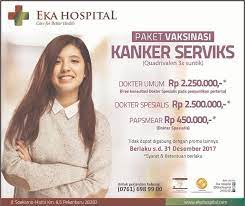 Kanker serviks adalah kanker yang disebabkan oleh virus human papillomavirus (hpv) di leher rahim wanita dan termasuk dalam penyakit menular seksual. Ada Promo Paket Vaksinasi Kanker Serviks Di Eka Hospital Mau