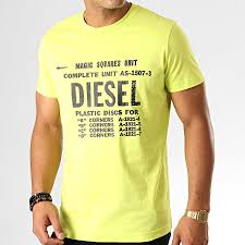 ✓ livraison & retours gratuits possibles (voir fluo: Diesel Tee Shirt Diego B6 00sxe6 0091a Jaune Fluo Laboutiqueofficielle Com