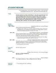 cv template for grad school