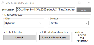 All the same, as with dls unlocker for ets, but there are still small differences. Patched Dbd Mobile Dlc Unlocker Mpgh Multiplayer Game Hacking Cheats