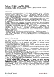 paesaggi del lavoro 2010 - professione Architetto