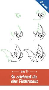 How To Draw Fledermaus In 2020 Fledermaus Selbstgemachte Kunst Zeichnen