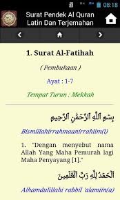 You can also download any surah (chapter) of quran kareem from this website. Surat Pendek Al Quran Latin Dan Terjemahan For Android Apk Download
