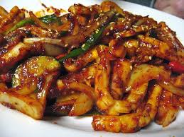 Spicy Squid Recipe Panlasang Pinoy Recipes Recipe Squid Recipes Easy Seafood Recipes Spicy Recipes