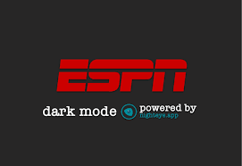 See actions taken by the people who manage and post content. Espn Dark Mode Is Here Night Eye