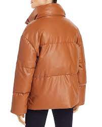 Bagatelle Nyc Oversize Faux Leather Puffer Jacket Women Bloomingdale S Puffer Jacket Women Leather Puffer Jacket Jackets For Women