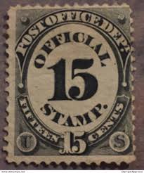15c Post Office Scott O53 Mint N H Post Office Fresh Example With Average Margins And Decent Centering Scott 1 100 Item Number 917419888 Post Office Stamp Office Items