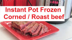 Use the leftover turkey bones from thanksgiving dinner in this easy instant pot turkey stock recipe! Instant Pot Frozen Corned Or Roast Beef In No Time Recipe427cff Youtube