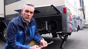 Most hydraulic leveling jacks found on rvs today are hwh systems. Winnebago S Class B C Motorhome Electric Jacks Demo Youtube