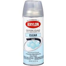Firebird Spray Paint Krylon Crystal Clear Protective Non Yellowing Top Coat Gloss Each
