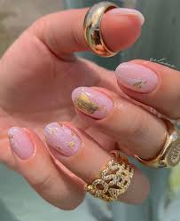 Some of the technologies we use are necessary for critical functions like security and site integrity, account authentication, security and privacy preferences, internal site usage and maintenance data, and to make the site work correctly for browsing and transactions. Most Beautiful Nail Designs You Will Love To Wear In 2021 Pink Nails With Gold Foil Details