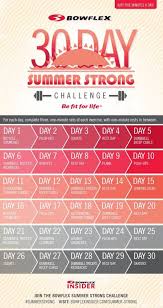 30 day bowflex summer strong challenge bowflex workout