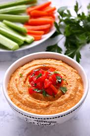 Roasted Red Pepper Hummus Recipe Quick And Easy Hummus With Homemade Roas Roasted Red Pepper Hummus Recipe Roasted Red Pepper Hummus Red Pepper Hummus Recipe